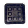 Plato cuadrado elevado 20/22 (50 uds)