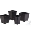 Maceta cc negra (13,5 x 13,5 x 19 cm) (2,4 l)