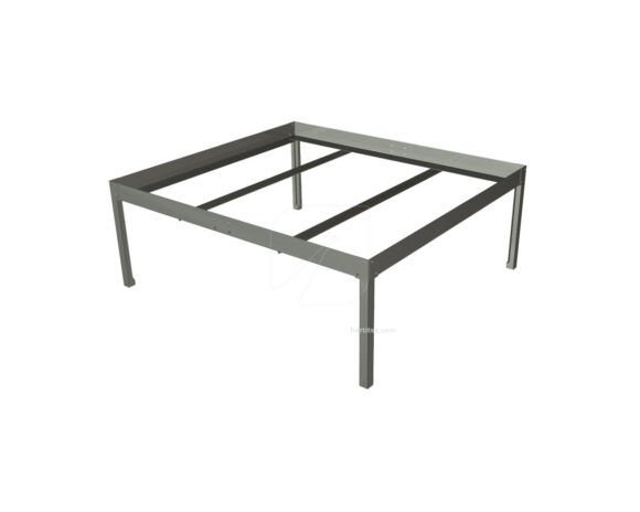 Soporte para mesa negra (0,6 x 0,6 m)