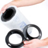 Manguito can 100 mm plastico