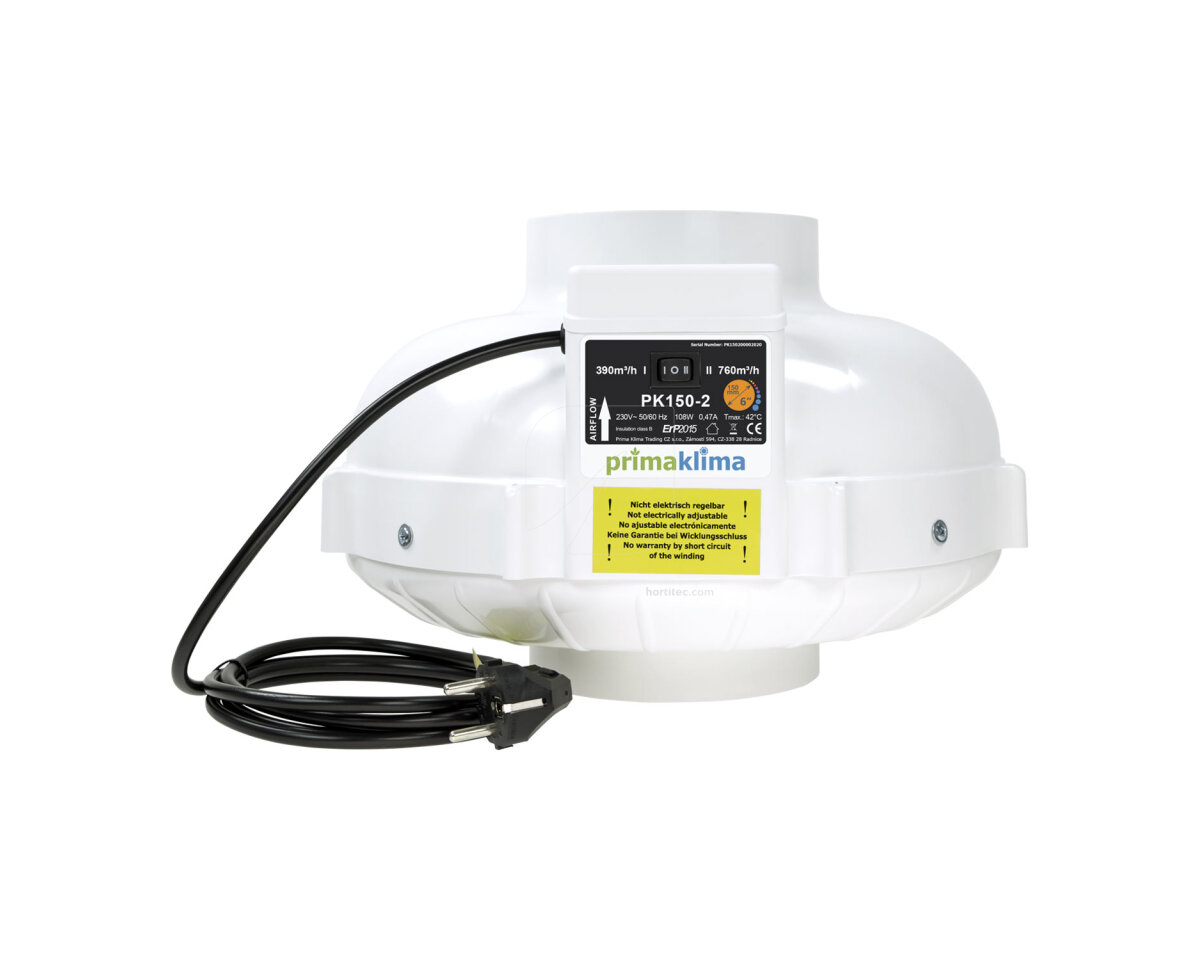 Extractor pk 125 mm-2 vel (220-400 m3/h) - Image 5