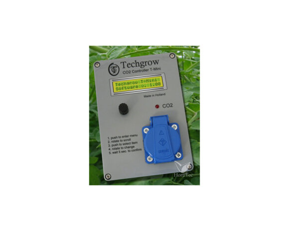Controlador de co2 t-mini con sensor integrado techgrow