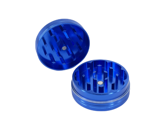Grinder 2 partes azul iman (50 mm)