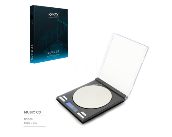 Bascula music (0,1-500 g) kenex
