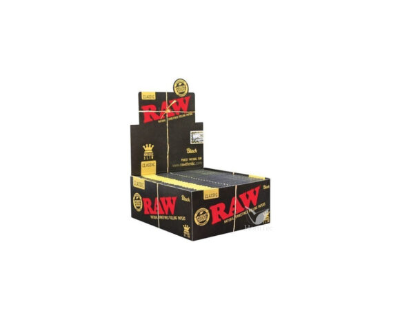 Papel black ks slim (50 libritos) raw