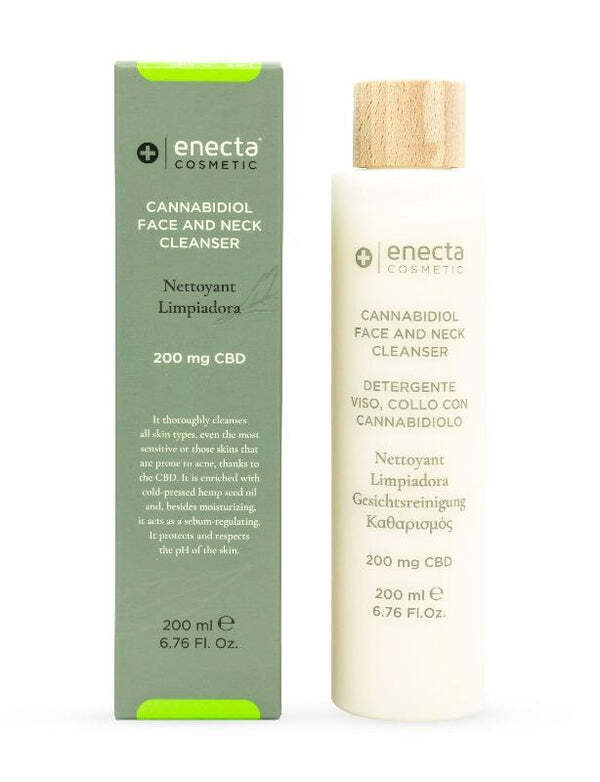 Gel limpiador facial (200 mg de cbd) 200 ml enecta