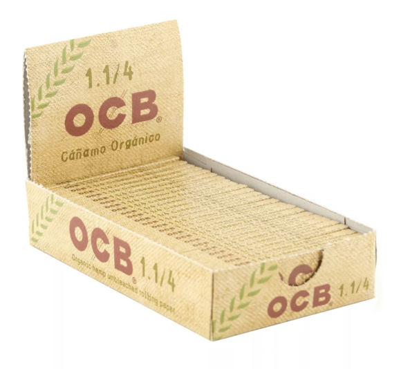 Papel 1 1/4 organico (100 libritos) ocb