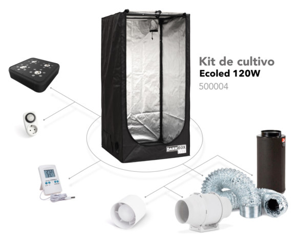 Kit dark box light ecoled 120 w