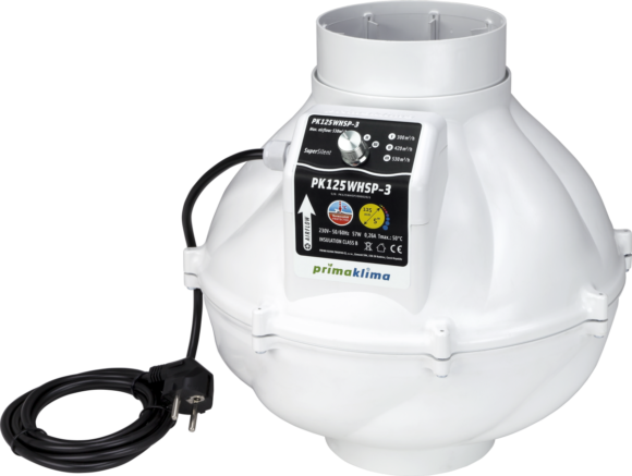 Extractor silenciado whisperblower 125 mm 1 vel 460m3/h 57w 230v - Image 3